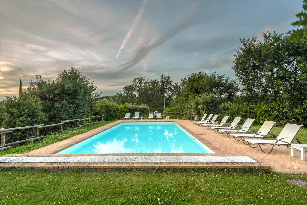 Agriturismo Cerreto Pienza Bagian luar foto