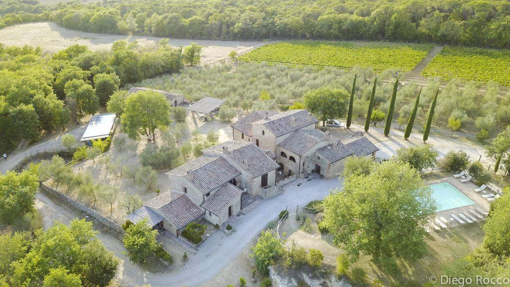Agriturismo Cerreto Pienza Bagian luar foto