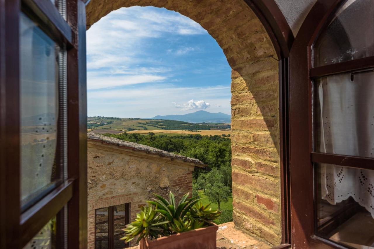 Agriturismo Cerreto Pienza Bagian luar foto